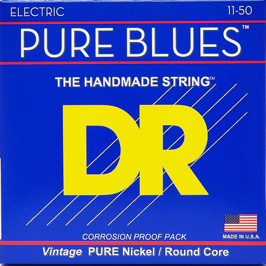 DR Strings PHR-11 Pure Blues Electric Guitar Strings 11-50