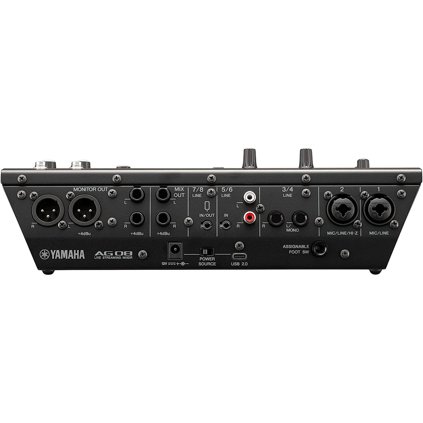 Yamaha AG08 All-In-One Live Streaming Mixer - Black
