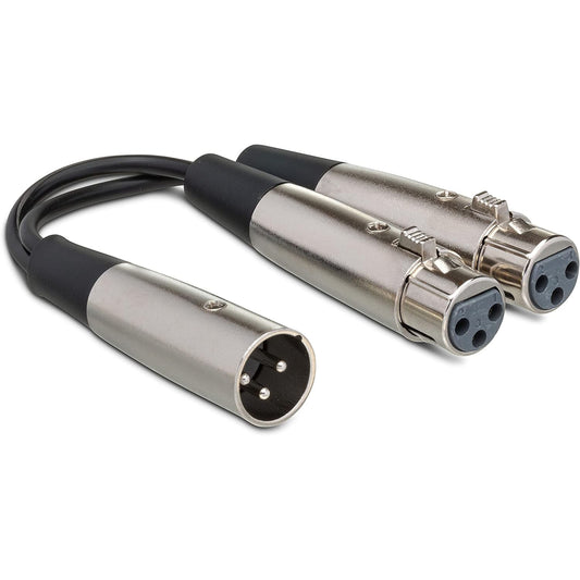 Hosa YXF-119 Y Cable XLR Male to XLR Female