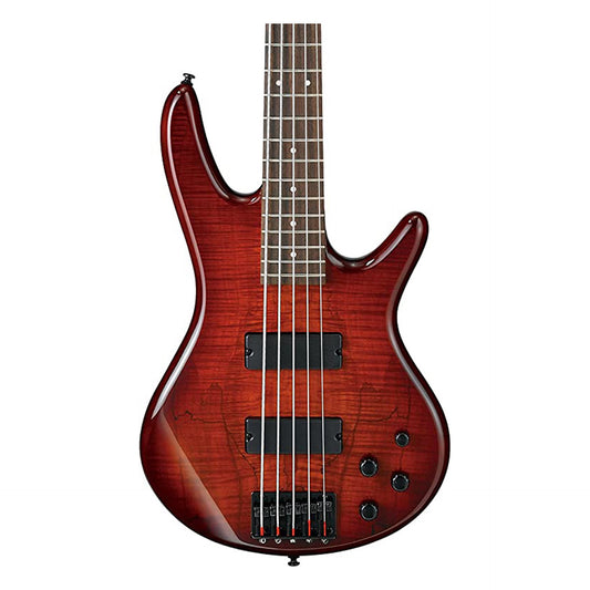 Ibanez GSR205SMCNB GIO Series in Charcoal Brown Burst 5 String Bass Guitar
