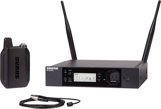 Shure GLXD14R+ Dual-Band Omni Wireless Presenter Rack System - Z3: 2.4, 5.8 GHz