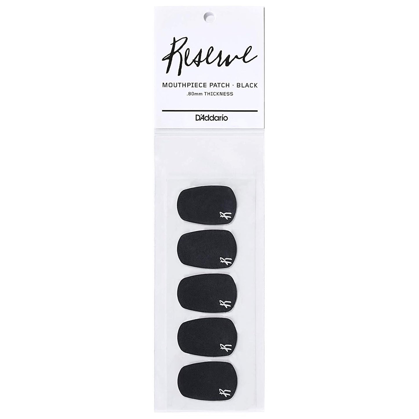 D’Addario Reserve Mouthpiece Patches, [Black] 5-Pack