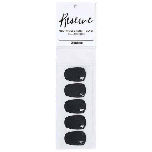 D’Addario Reserve Mouthpiece Patches, [Black] 5-Pack