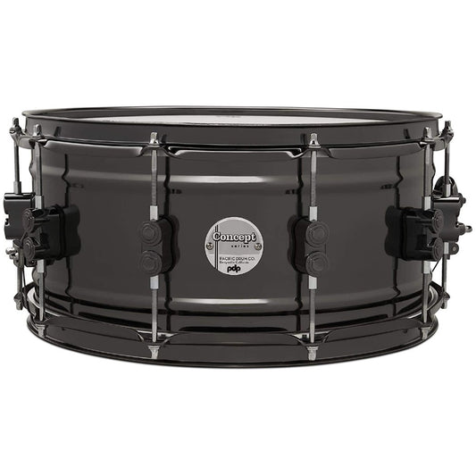 Pacific Drums & Percussion PDSN6514SSBNB 6.5x14 Concept Snare - 1mm Black Nickel