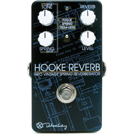 Keeley Hooke Spring Reverb Tremolo and Fugue Pedal