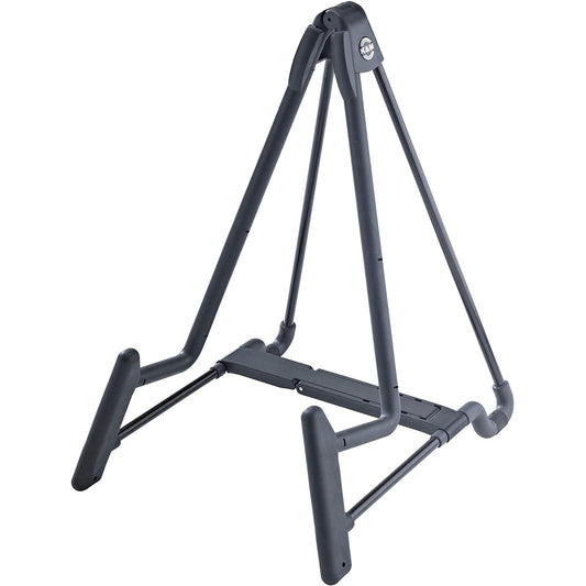 K&M 17581 Heli-2 Electric Guitar Stand - Electric Black