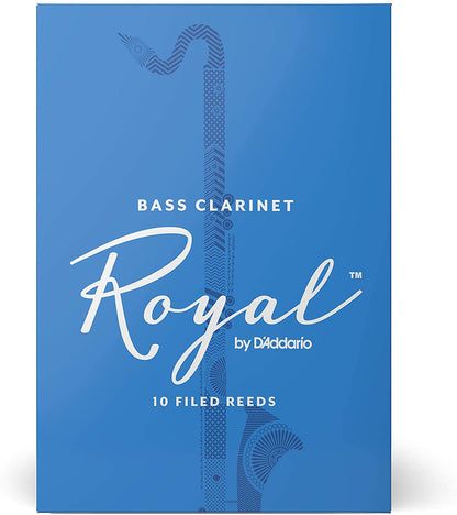 RICO Royal bass clarinet reeds, 10 count, 2.0 strength