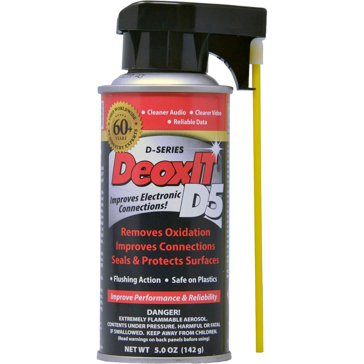 Hosa D5S-6 CAIG DeoxIT 5% Spray Contact Cleaner, 5 Oz. – Alto Music