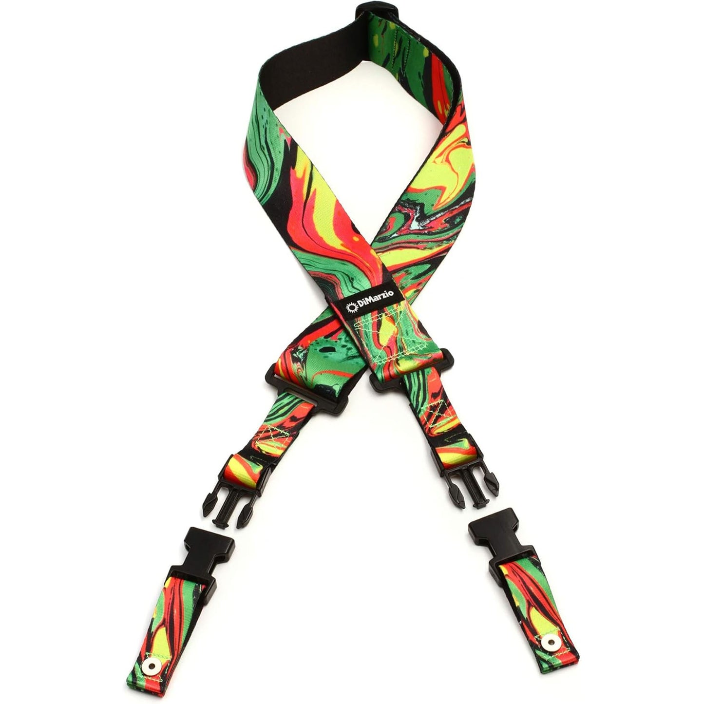 DiMarzio DD2241 - Steve Vai Cliplock Strap - Green Universe