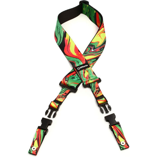 DiMarzio DD2241 - Steve Vai Cliplock Strap - Green Universe