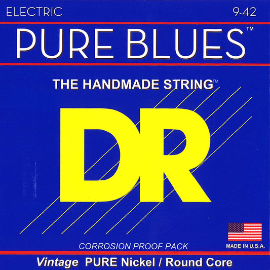 DR Strings PHR-9 Pure Blues Electric Guitar Strings 9-42