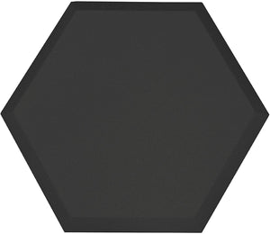 Primacoustic Element Accent Hexagon Panels - Beveled Edge - Black - 12 Set