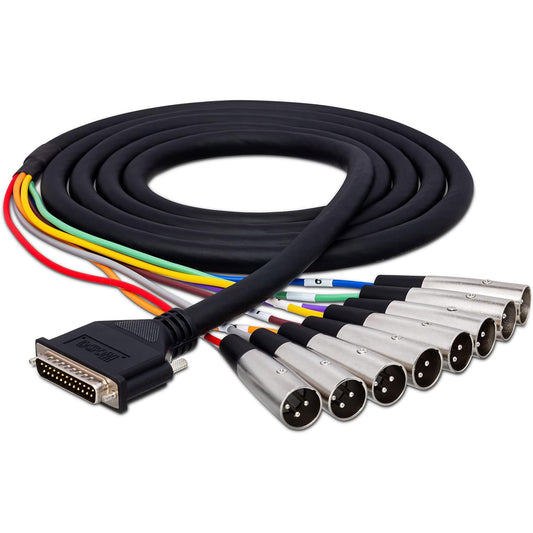 Hosa DTM-803 Snake DB25A to XLR Male 3m