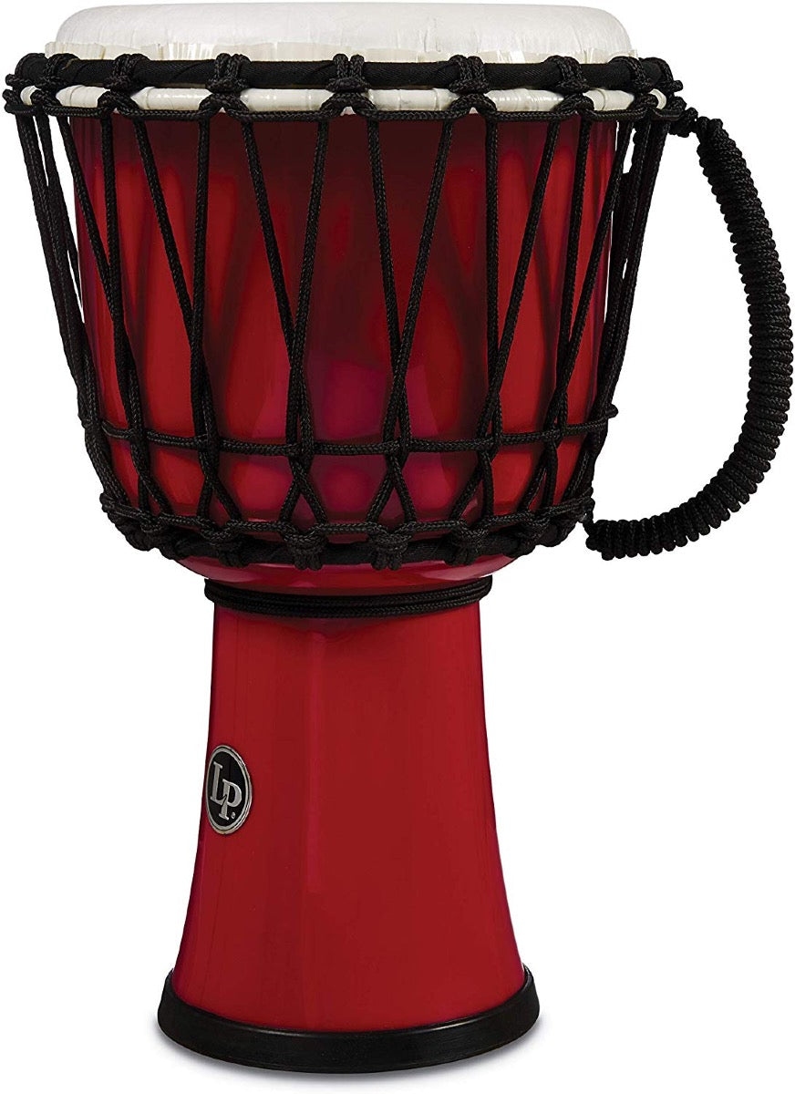 Latin Percussion LP1607RD Djembe, Red, 7-inch