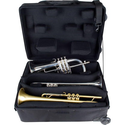 Protec IP301QWL IPAC Quad Horn Case with Wheels - Black