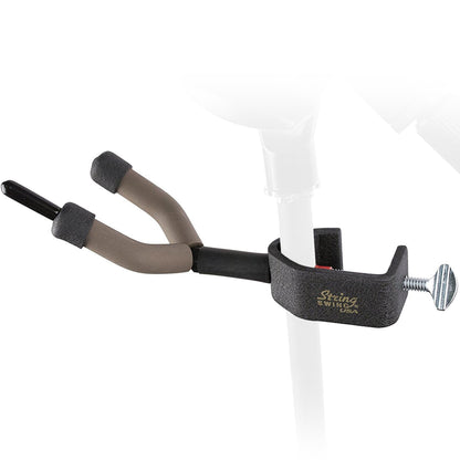 String Swing CC04V Violin Hanger for Mic or Music Stand- Black