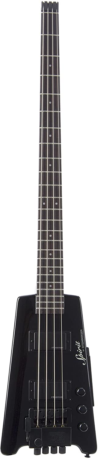 Steinberger Spirit XT-2DB 4 String Bass Guitar - Gloss Ebony