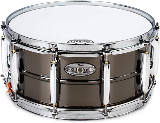 Pearl Sensitone Heritage Alloy Snare Drum - 14 x 6.5 inch - Black Brass