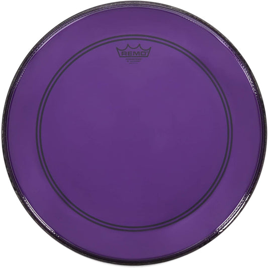 Remo P31322CTPU Powerstroke P3 Colortone Purple Bass Drumhead - 22 inch
