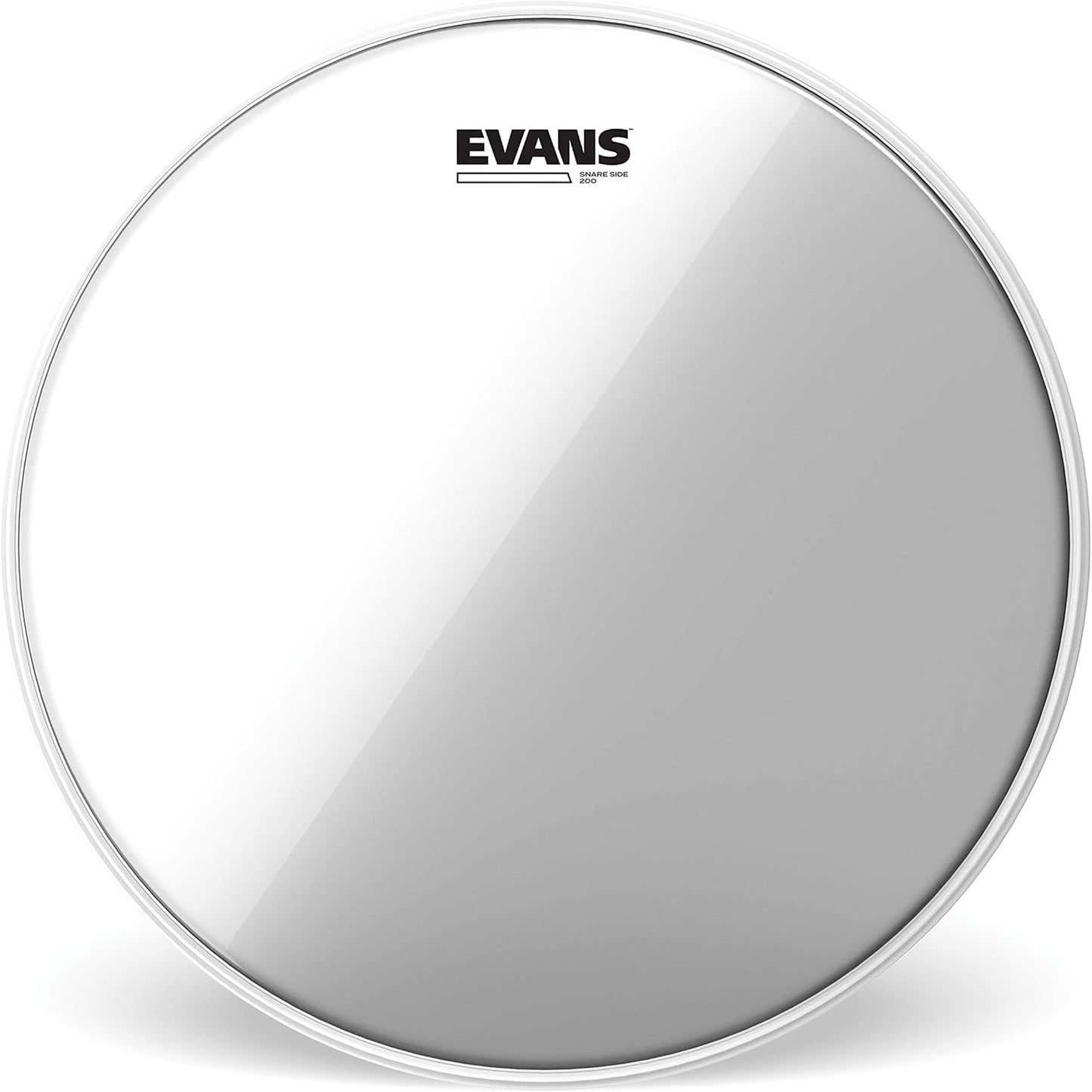 Evans S13H20 Clear 200 Snare Side Drum Head, 13 Inch