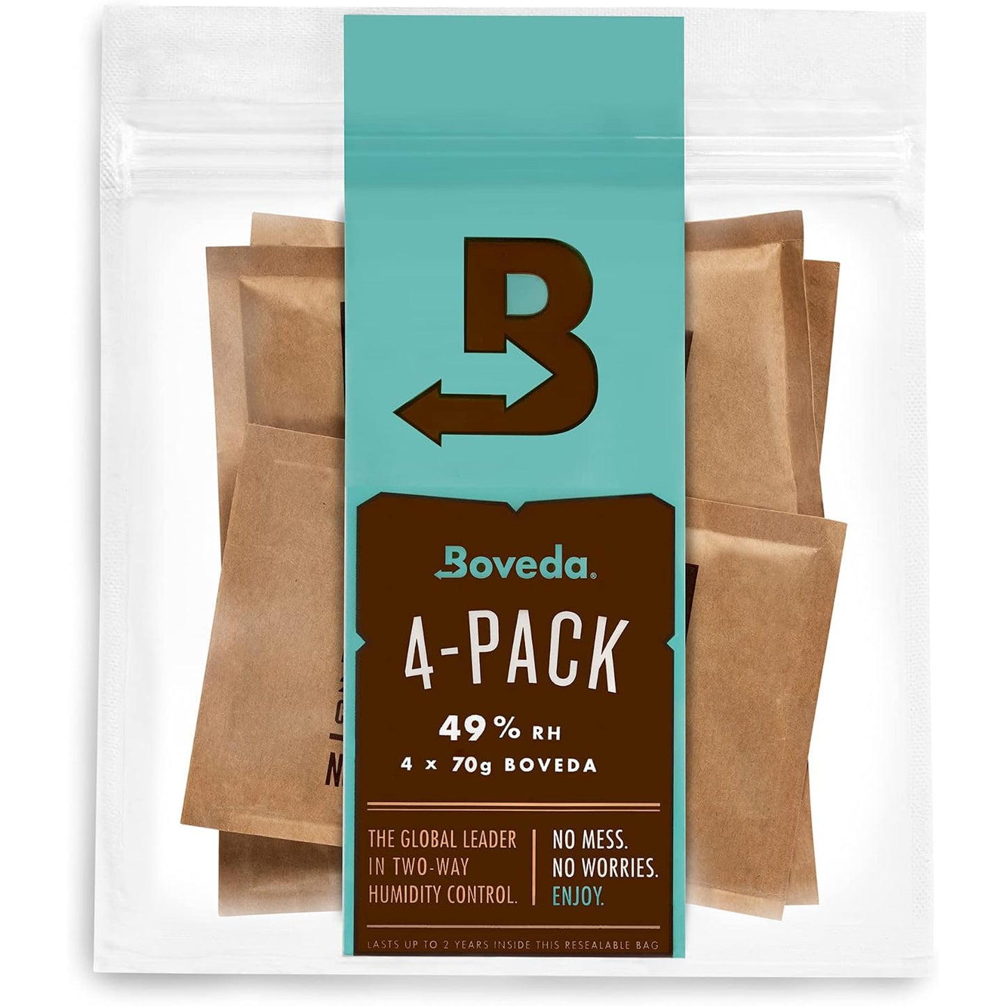 B49-70-4P - 2-Way Humidity Control - Refill 4-Pack for Wood Instruments - 49% RH
