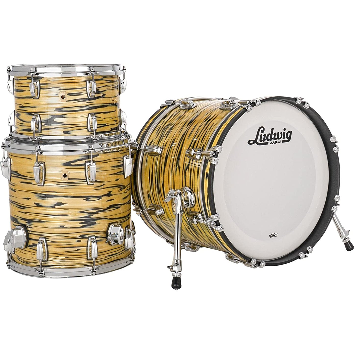 Ludwig Classic Maple 3-Piece Jazzette Shell Pack - Lemon Oyster