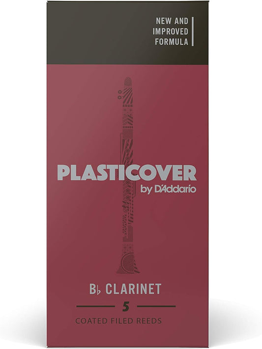 Rico Plasticover Bb Clarinet Reeds 5-Pack 2.0 Strength