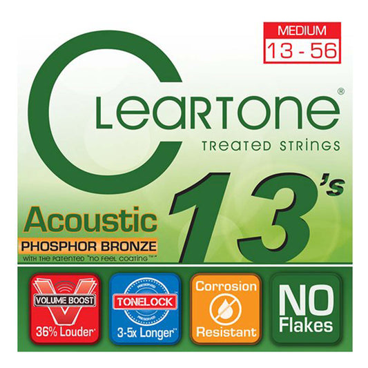 Cleartone Acoustic .013-.056 Medium Strings