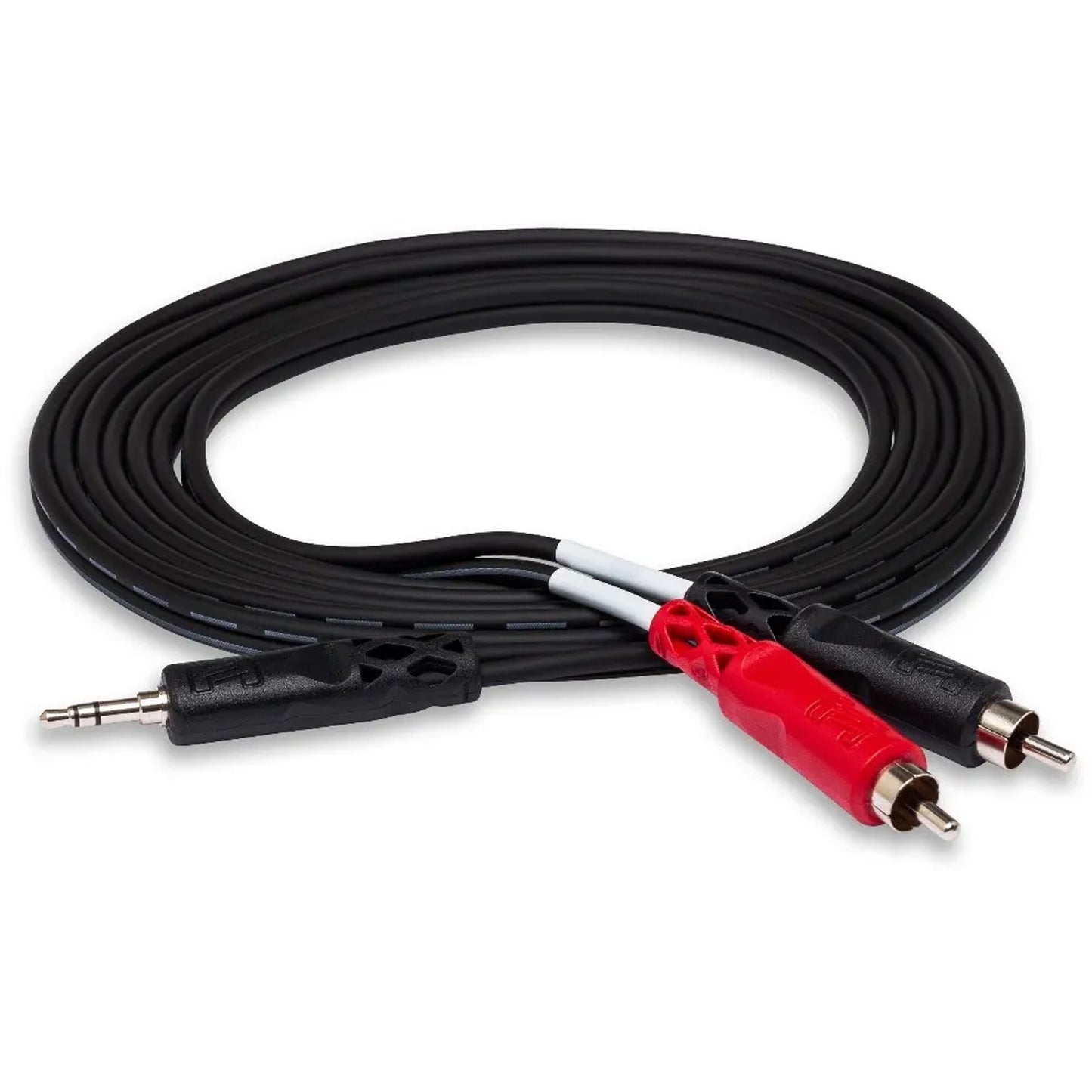 Hosa CMR-225 Stereo Breakout Cable, Mini TRS to Dual RCA, 25 Feet