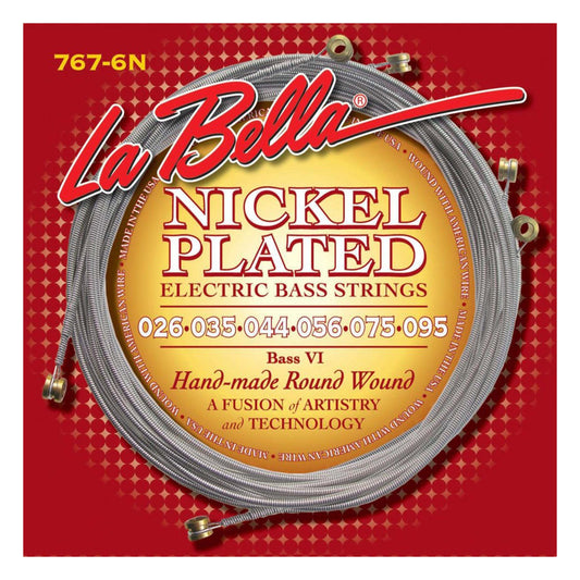 La Bella 767-6N Bass VI Strings - Nickel Roundwound
