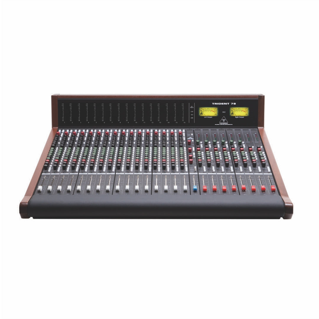 Trident 78-16 16-Channel 8-Bus Console with LED Meter Bridge – Alto Music