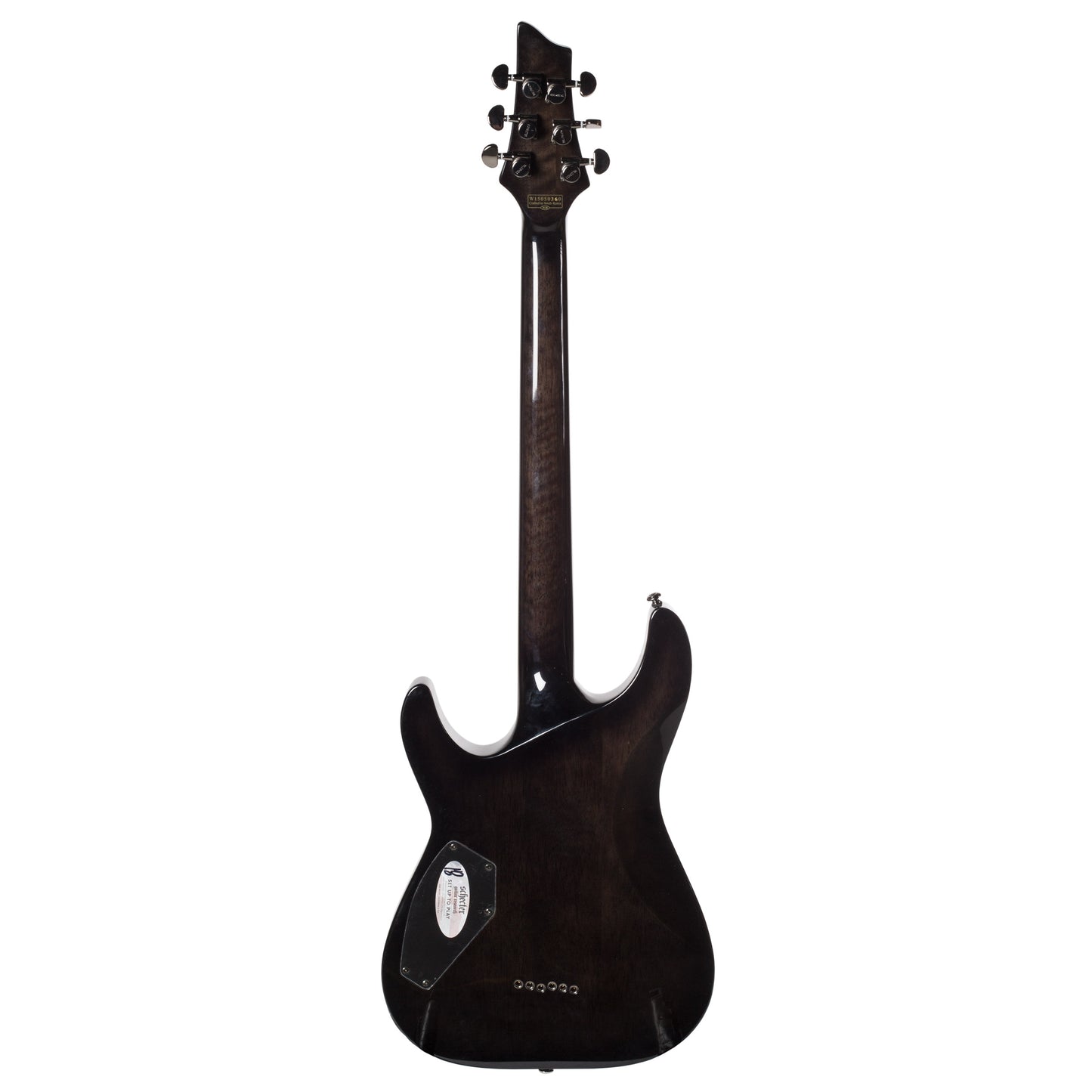 Schecter Hellraiser C-1 Passive Electric Guitar Transparent Black Burst (799)