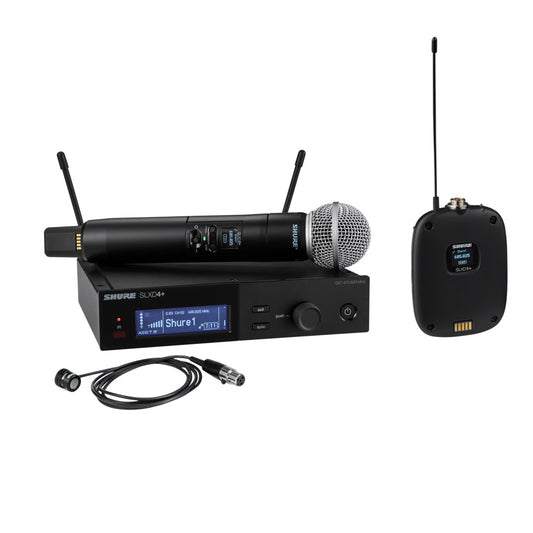 Shure SLXD124+/85M Digital Wireless Combo Microphone System - G57: 470-608 MHz