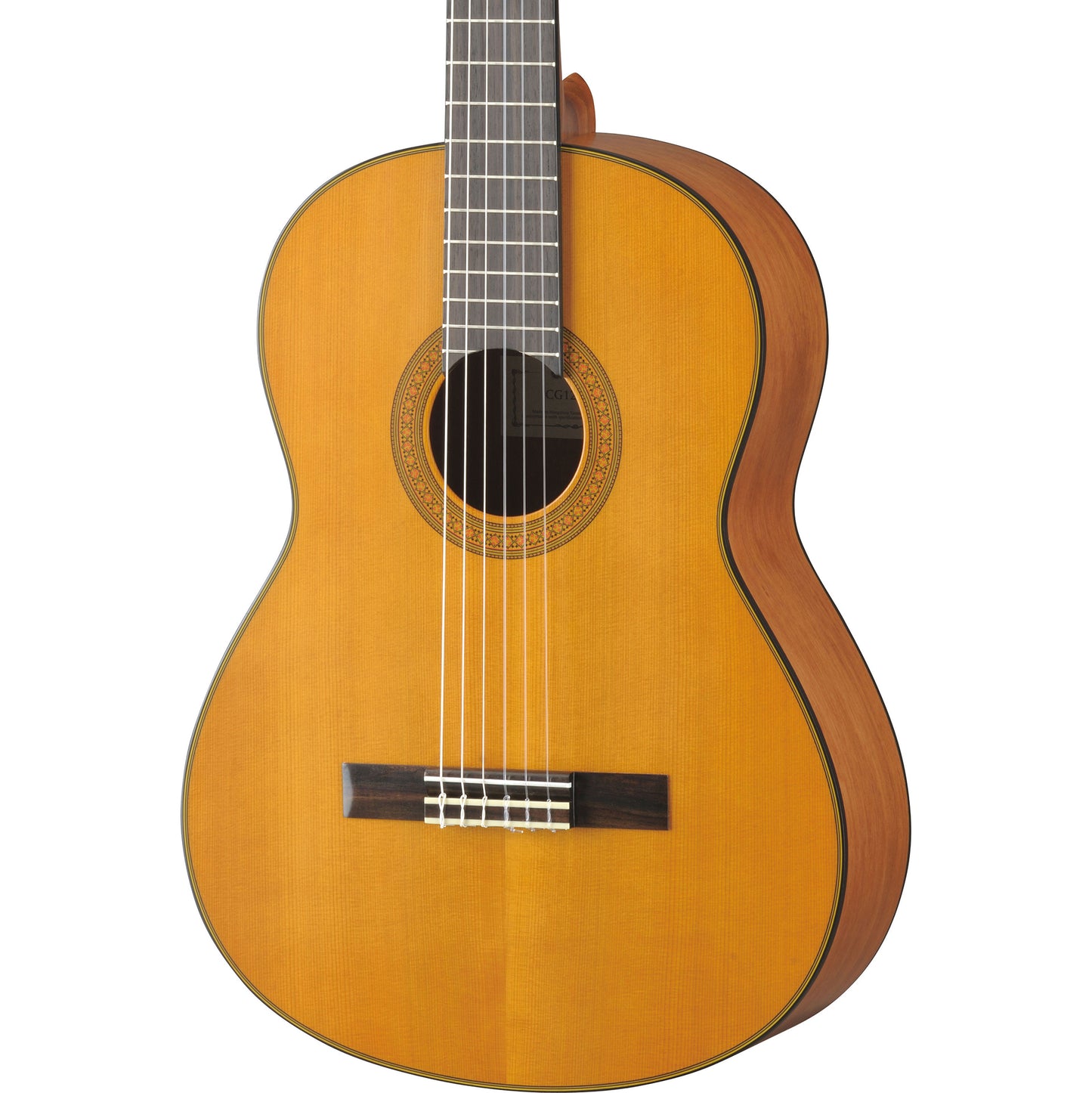 Yamaha CG122MCH Solid Cedar Top Natural Classical Acoustic Guitar