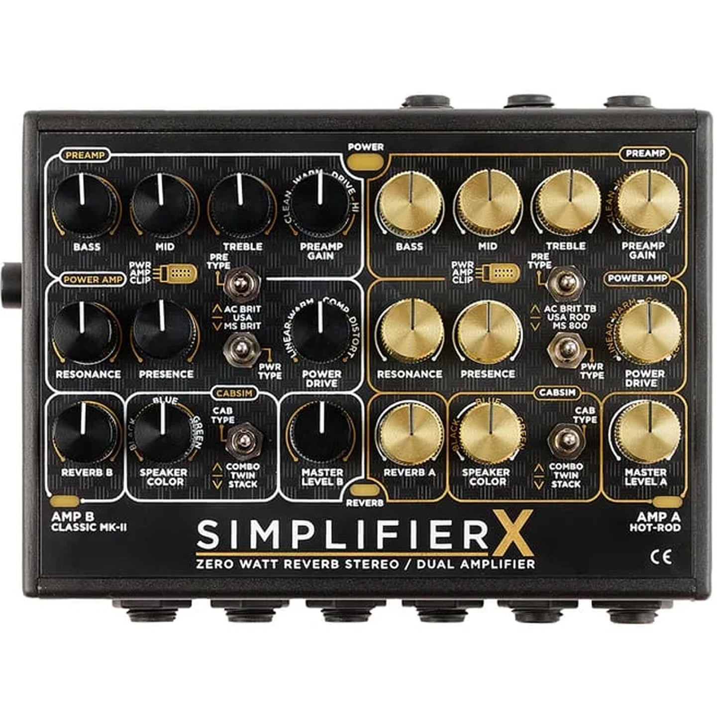 DSM Humboldt Electronics Simplifier X Reverb Stereo/Dual Amplifier Pedal
