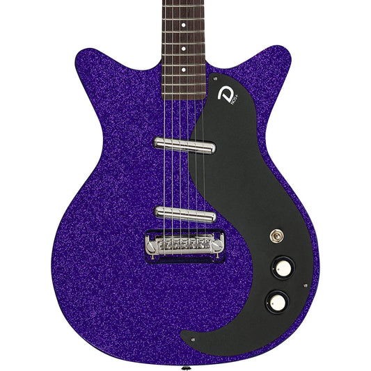 Danelectro Blackout 59 Electric Guitar - Purple Metal Flake