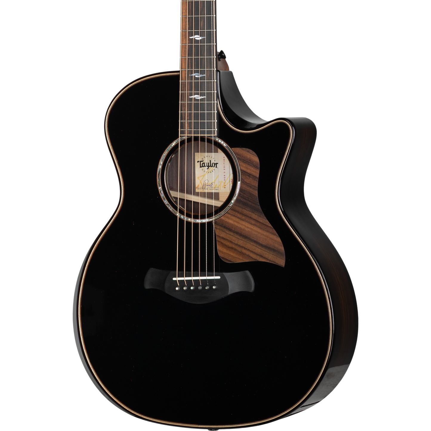 Taylor Next Generation Builder's Edition 814ce Acoustic Electric Guitar - Blacktop