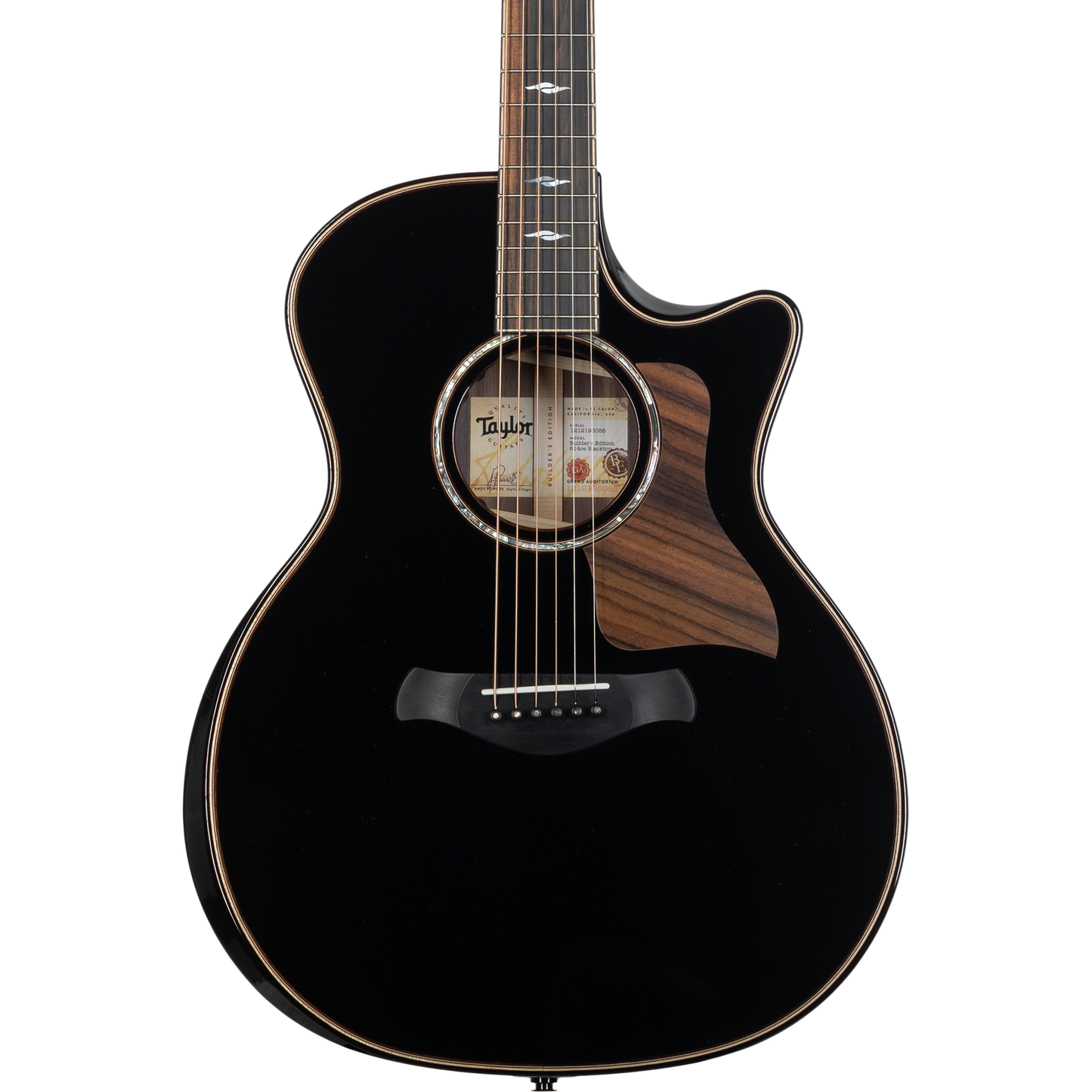 Taylor Next Generation Builder's Edition 814ce Acoustic Electric Guitar - Blacktop