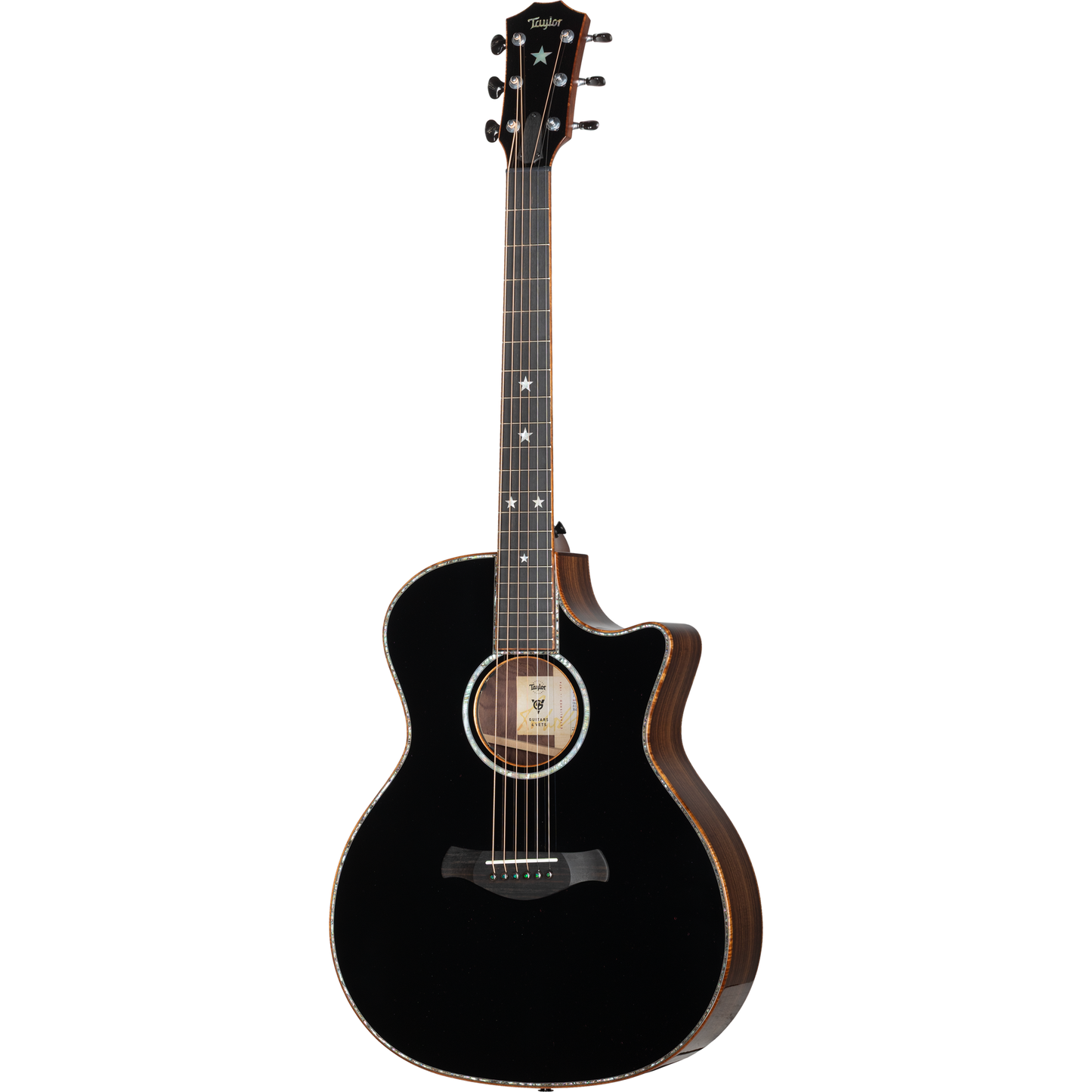 Taylor 814ce Guitars 4 Vets Special Edition Acoustic Electric Guitar - Blacktop