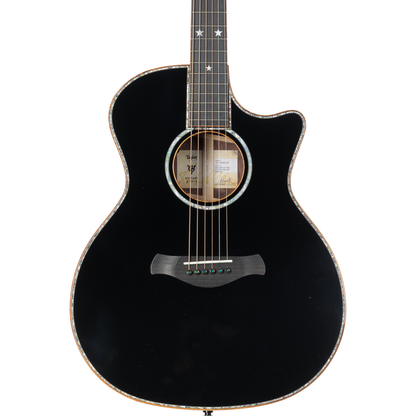 Taylor 814ce Guitars 4 Vets Special Edition Acoustic Electric Guitar - Blacktop