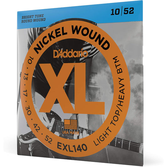 D'Addario EXL140 Nickel Light Top/Heavy Bottom Electric Guitar St