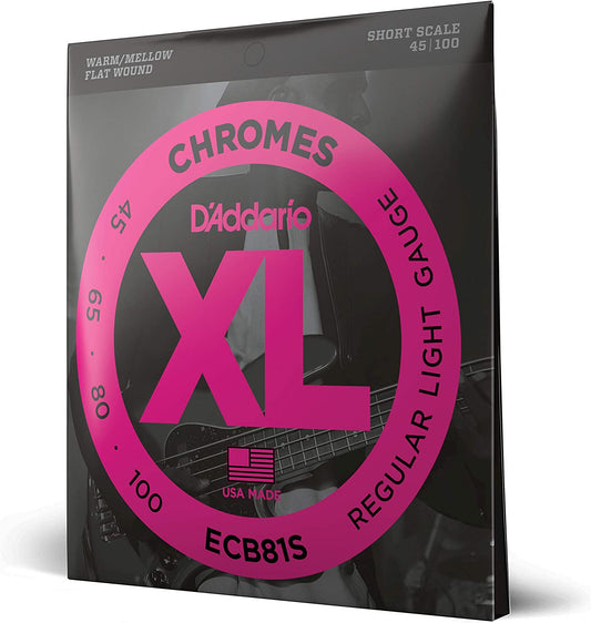 D'Addario ECB81S Set Short Scale 45-100
