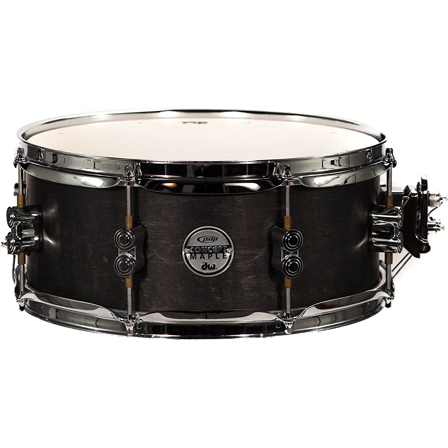 Pacific Drums & Percussion Black Wax Maple Snare Drum 5.5x13