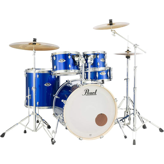 Pearl EXX725SC717 Export Series 5-Piece Drum Set - Electric Blue