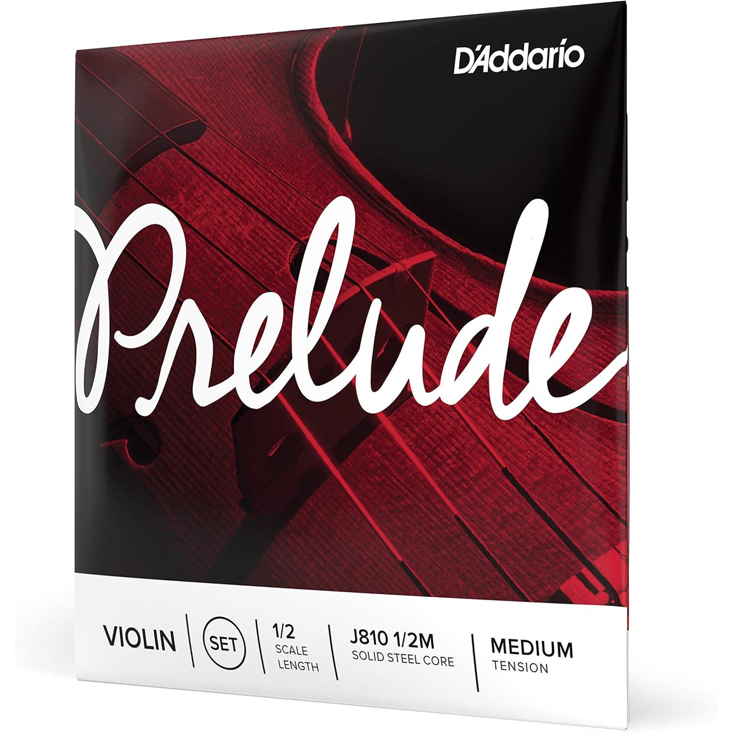 D Addario J810 Prelude Violin 1/2 Scale Medium Tension