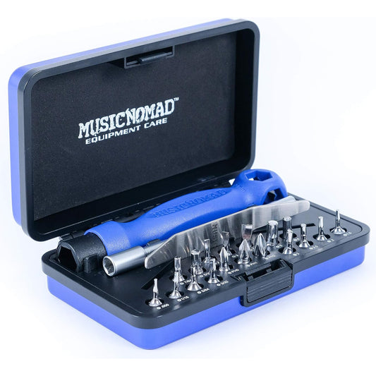 MusicNomad Premium 26 PC. Guitar Tech Screwdriver & Wrench Set MN229