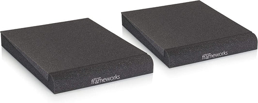 Gator Frameworks Acoustic Foam Isolation Pads for Medium Studio Monitors