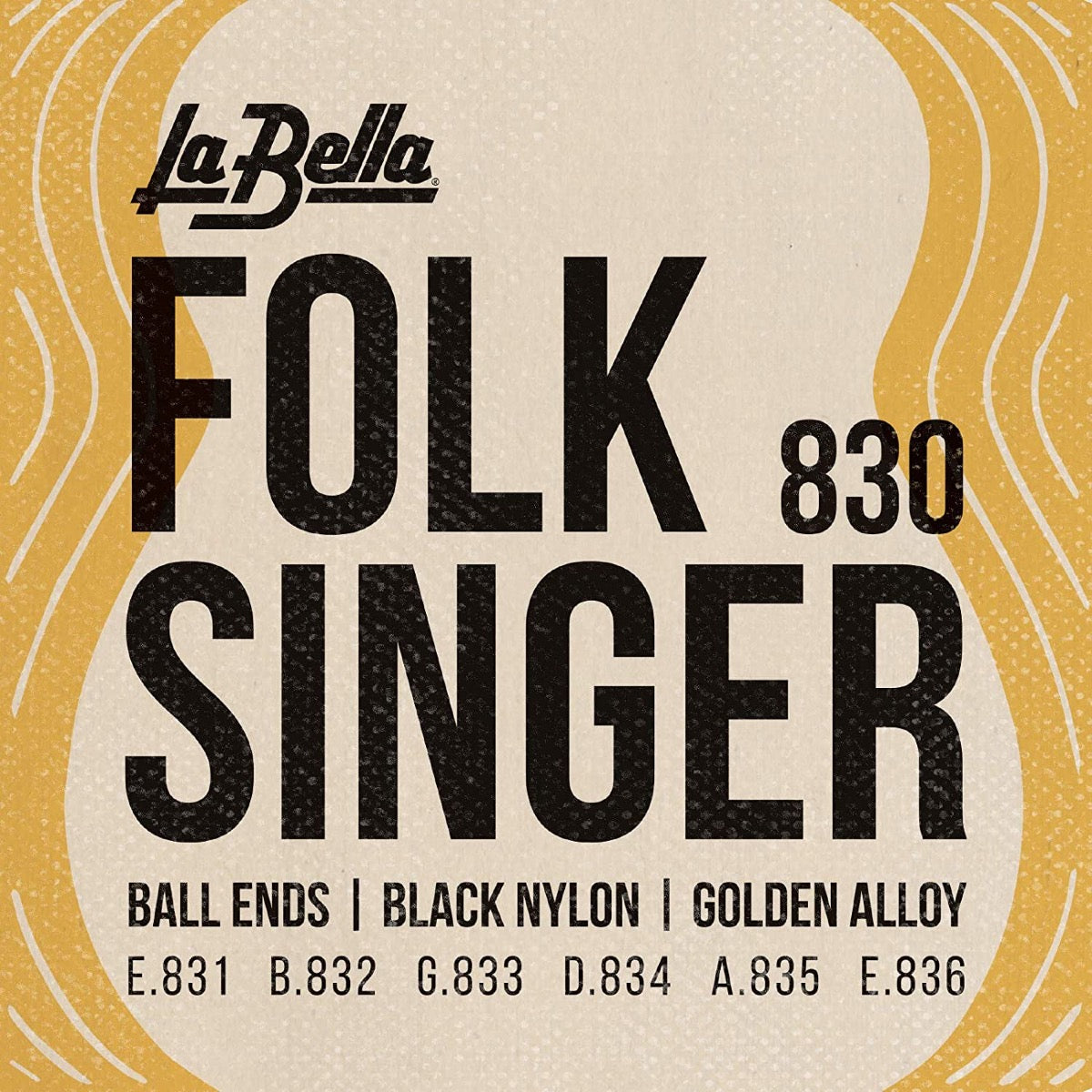 LaBella No.830 Nylon Classical Strings (Ball End)