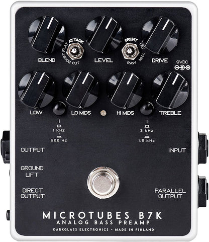 Darkglass Electronics Microtubes B7K V2 Bass Guitar Overdrive Pedal