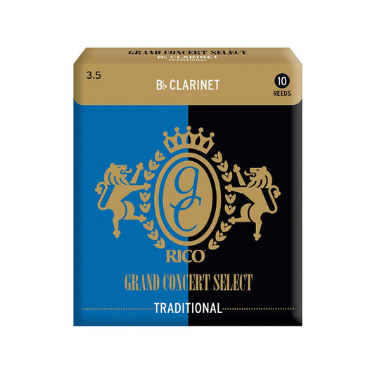 Rico Grand Concert Series Bb Clarinet 10 Pack 3.5 Strength